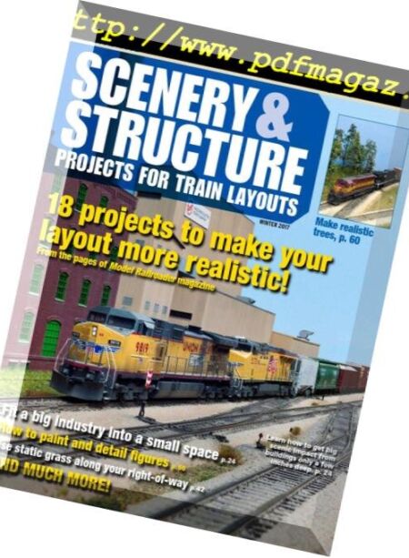 Scenery & Structure Projects for Train Layouts – January 2017 Cover