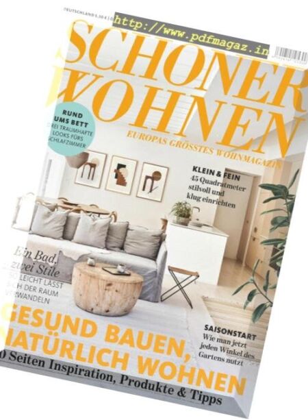 SchOner Wohnen – Marz 2019 Cover