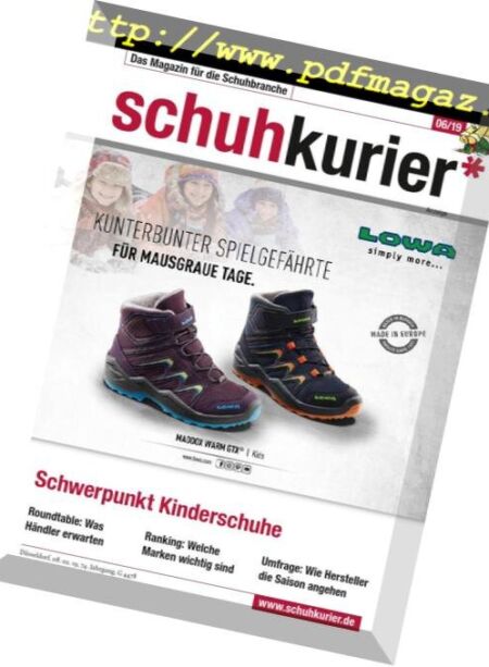 schuhkurier – 06 Februar 2019 Cover