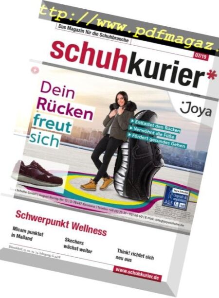 schuhkurier – 13 Februar 2019 Cover