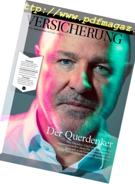 Schweizer Versicherung – Februar 2019 Cover