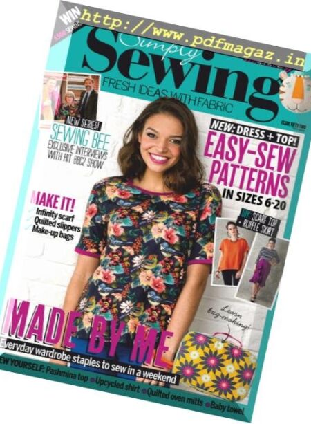 Simply Sewing – May 2019 Cover