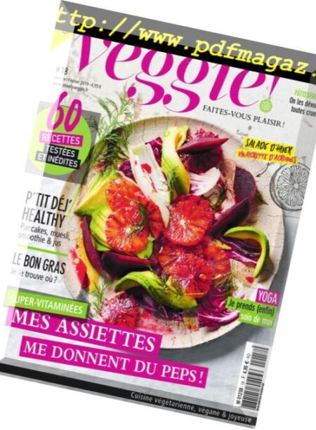 Slowly Veggie France – Janvier-Fevrier 2019 Cover