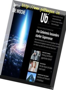 Spektrum Die Woche – 09 Februar 2019