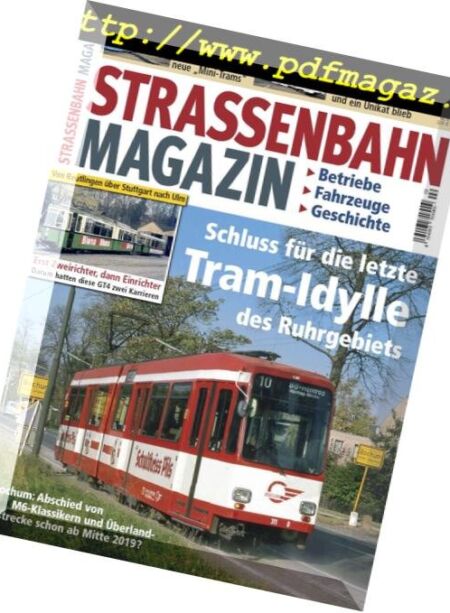 Strassenbahn Magazin – Februar 2019 Cover