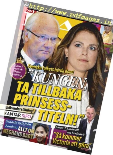Svensk Damtidning – 07 februari 2019 Cover
