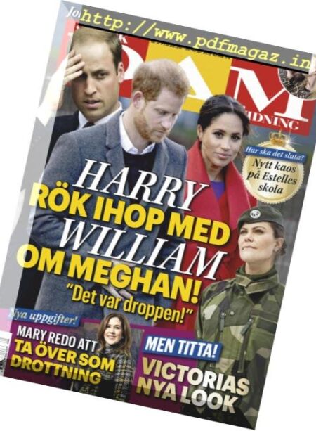 Svensk Damtidning – 24 januari 2019 Cover