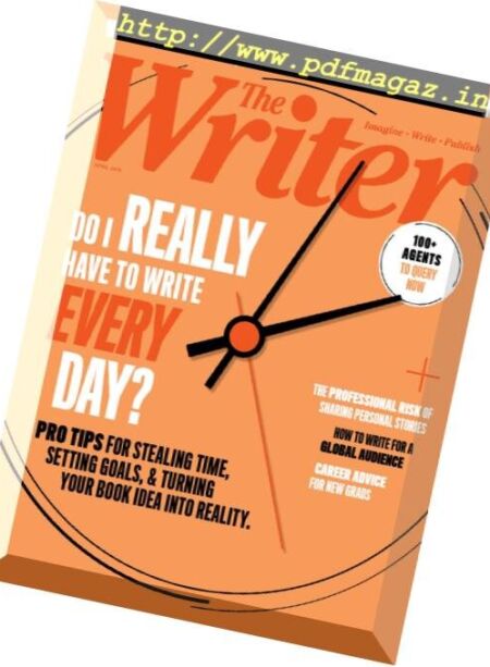 The Writer – April 2019 Cover