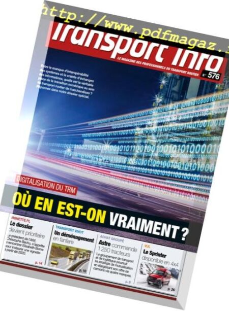 Transport Info – 08 fevrier 2019 Cover