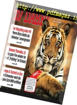 TV Dabei – 30 Januar 2019