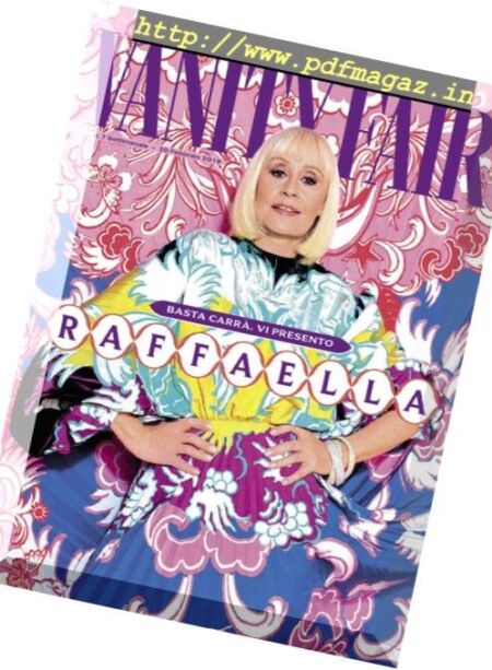 Vanity Fair Italia – 20 febbraio 2019 Cover