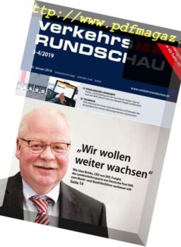 VerkehrsRundschau – 24 Januar 2019