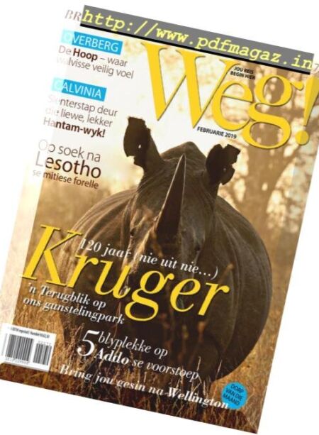 Weg! – Februarie 2019 Cover