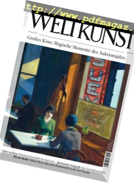 Weltkunst – Februar 2019 Cover