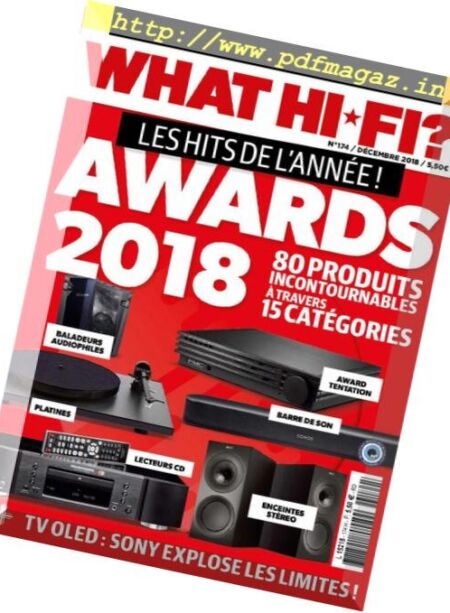What Hifi France – decembre 2018 Cover