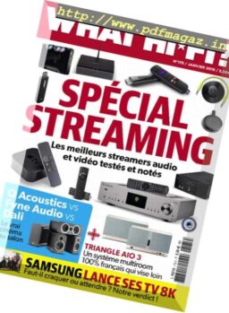 What Hifi France – janvier 2019