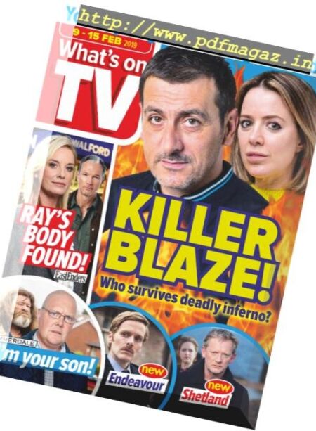What’s on TV – 09 February 2019 Cover