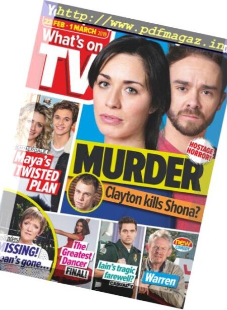 What’s on TV – 23 February 2019 Cover