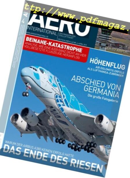 Aero International – Marz 2019 Cover