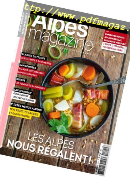 Alpes Magazine – Fevrier-Mars 2019 Cover
