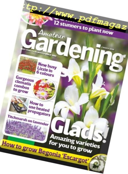 Amateur Gardening – 02 March 2019 Cover