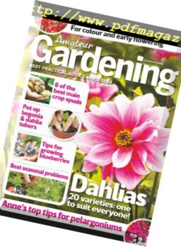 Amateur Gardening – 16 March 2019