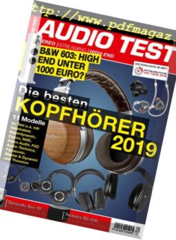 Audio Test – Januar 2019
