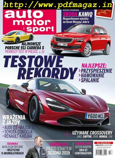 Auto Motor i Sport Poland – Kwiecien 2019 Cover