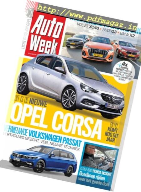 AutoWeek Netherlands – 13 februari 2019 Cover