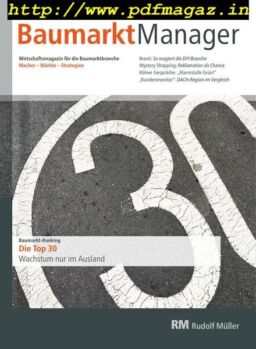 baumarktmanager – Marz 2019