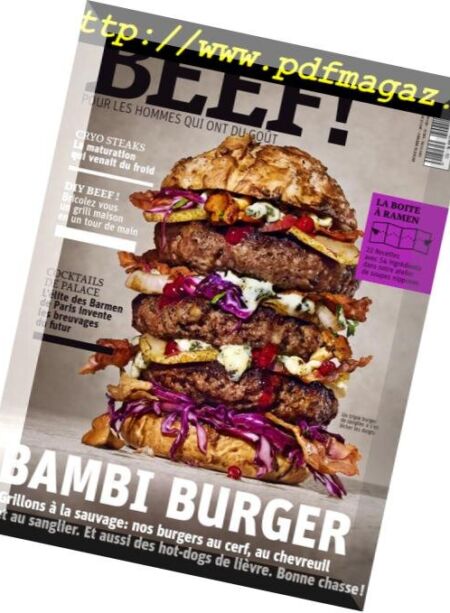 BEEF! Magazine – mars-avril 2019 Cover