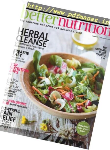 Better Nutrition – March 2019 Cover