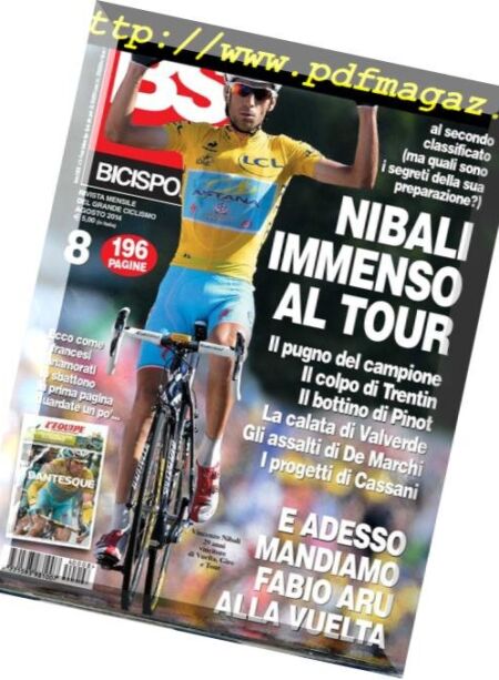 Bicisport – Agosto 2014 Cover
