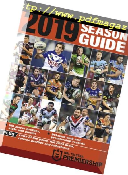 Big League NRL Season Guide – February 2019 Cover