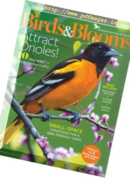 Birds & Blooms – April-May 2019 Cover