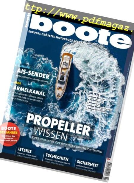 Boote – Marz 2019 Cover