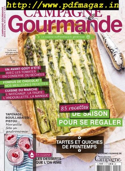 Campagne Gourmande – mars 2019 Cover