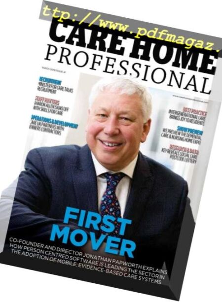 Care Home Professional – March 2019 Cover
