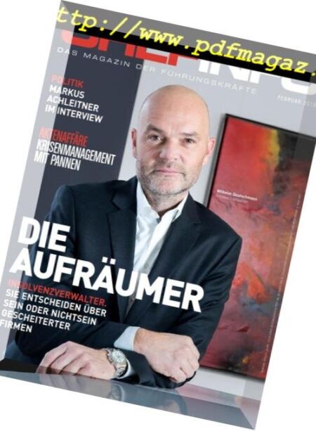Chefinfo – Februar 2019 Cover