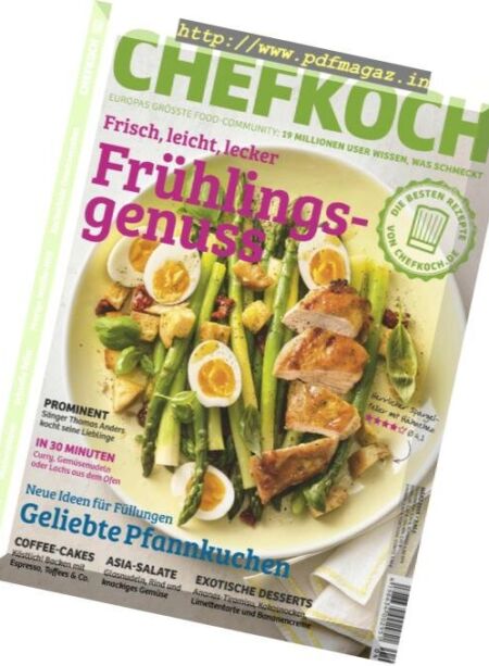 Chefkoch – April 2019 Cover