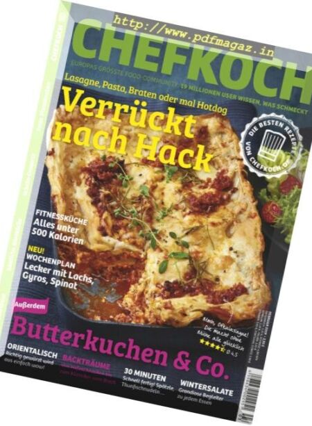 Chefkoch – Marz 2019 Cover
