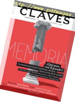 Claves de la Razon Practica – marzo-abril 2019