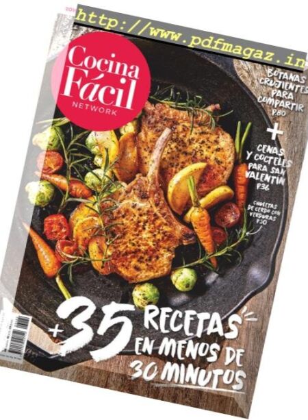 Cocina Facil – febrero 2019 Cover
