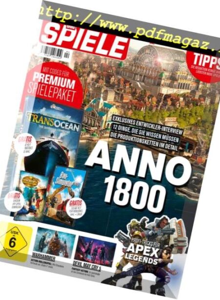 Computer Bild Spiele – Marz 2019 Cover
