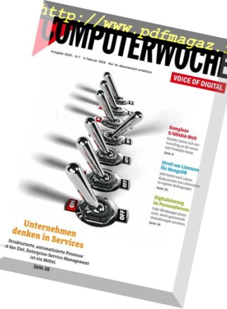 Computerwoche – 04 Februar 2019 Cover