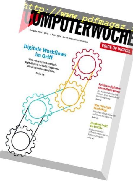 Computerwoche – 04 Marz 2019 Cover
