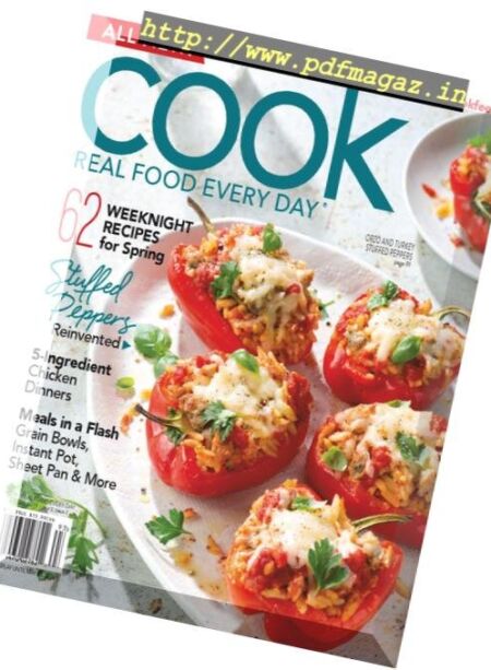 Cook Real Food Every Day – March 2019 Cover