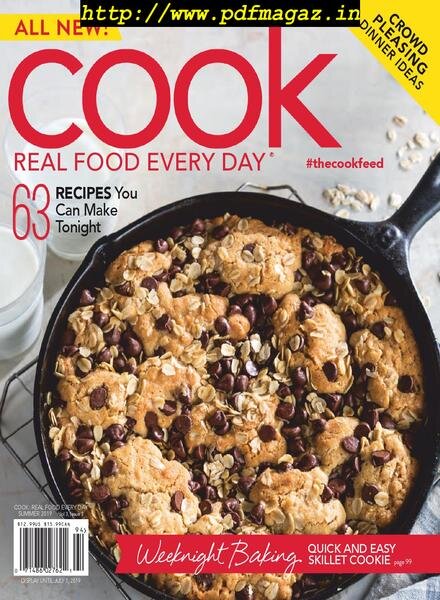 Cook Real Food Every Day – May 2019 Cover