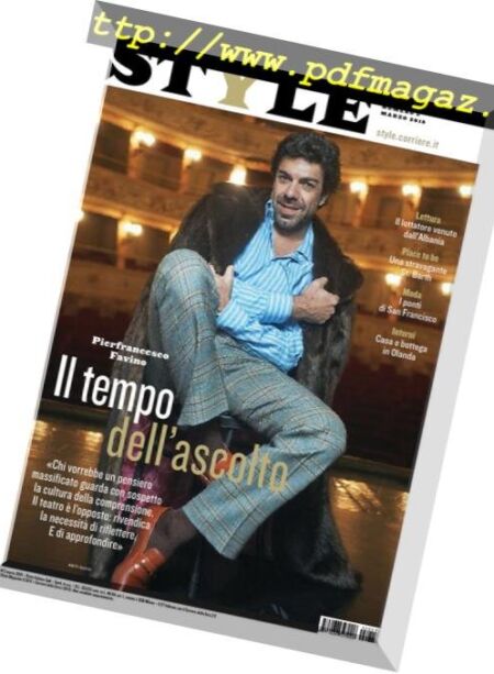 Corriere della Sera Style – marzo 2019 Cover