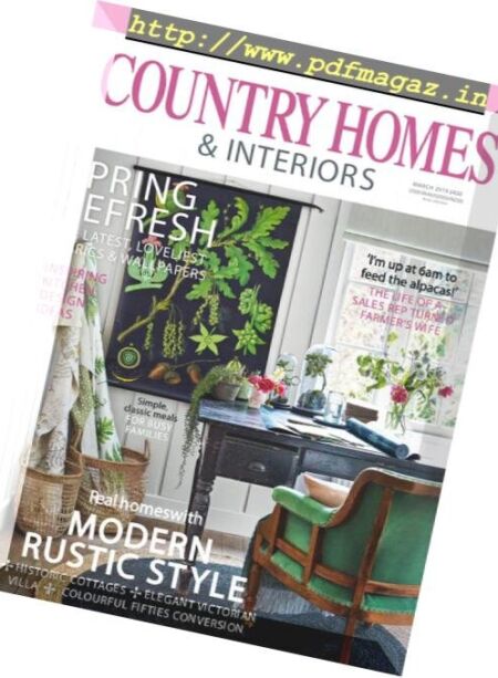 Country Homes & Interiors – March 2019 Cover